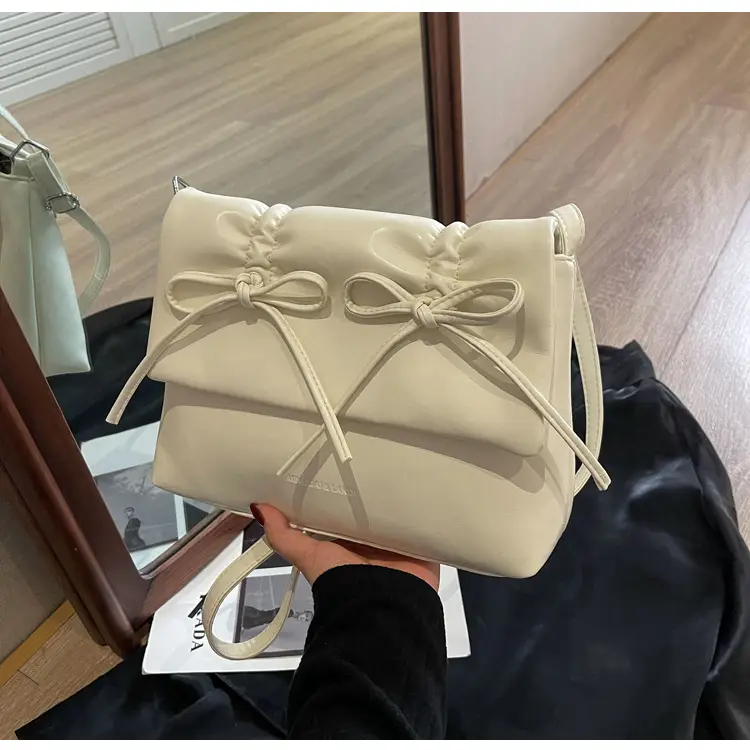 Women's Silver Bow Crossbody Bag 2026 — feature 37