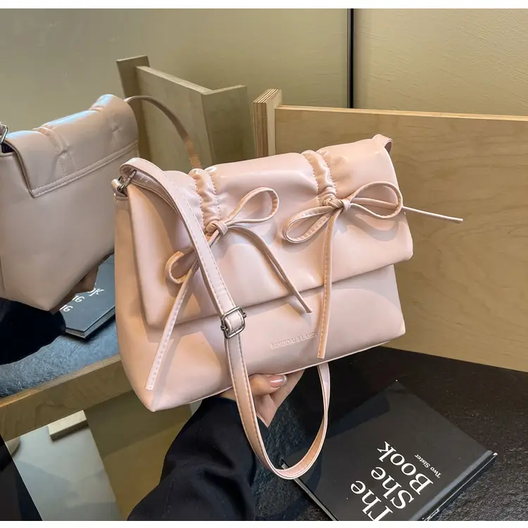 Women's Silver Bow Crossbody Bag 2026 — feature 41