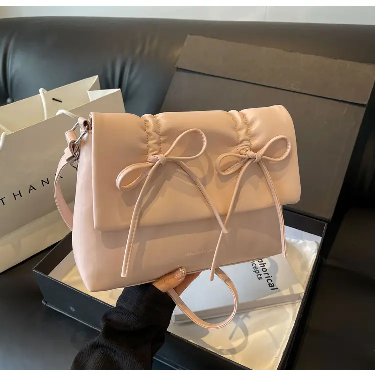 Women's Silver Bow Crossbody Bag 2026 — feature 42