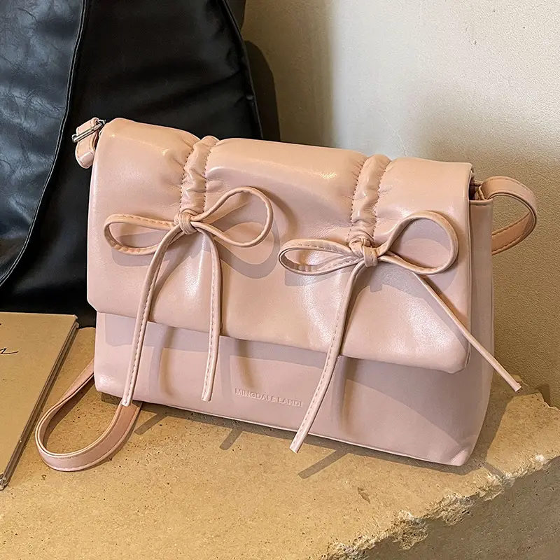 Women's Silver Bow Crossbody Bag 2026 - Image 4