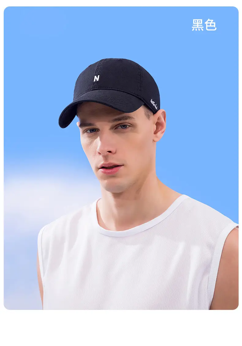 Women Cotton Baseball Cap Blue Green Sun Hat — feature 17