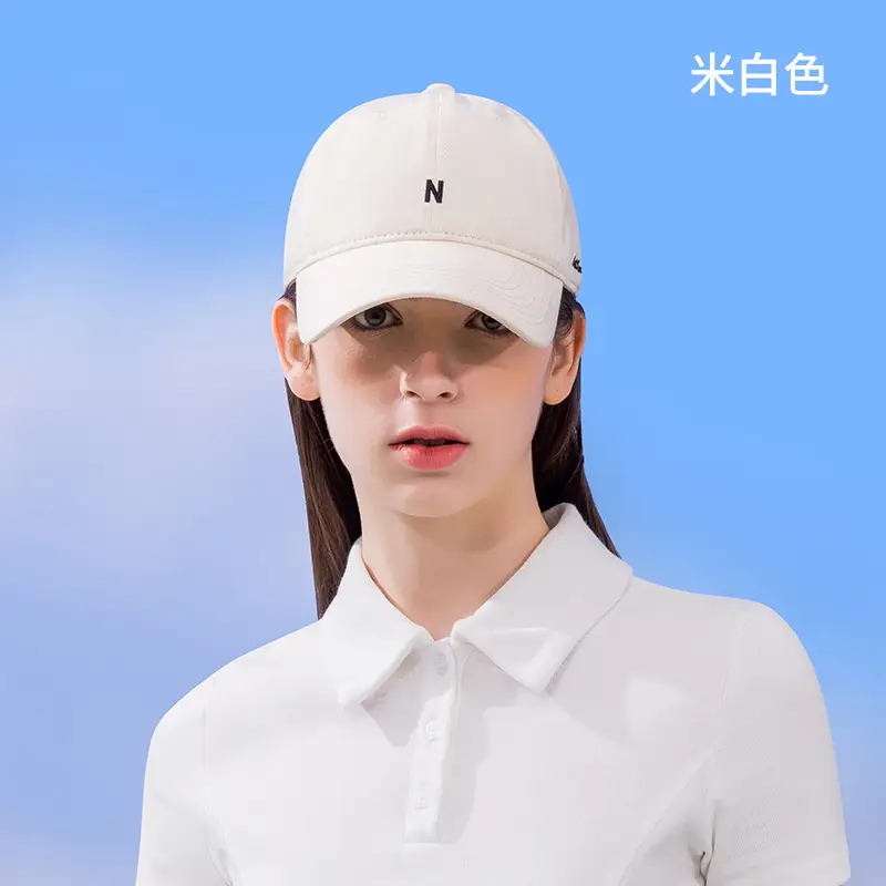 Women Cotton Baseball Cap Blue Green Sun Hat - Image 3