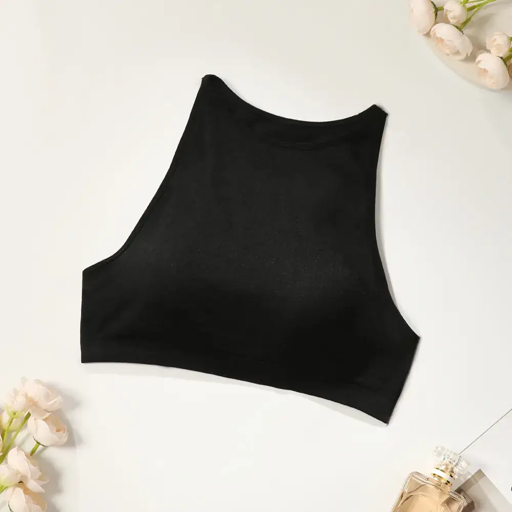 Black High-Intensity Running Bra for Women - Image 3