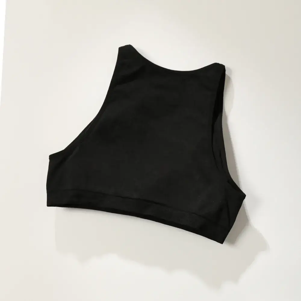 Black High-Intensity Running Bra for Women - Image 4