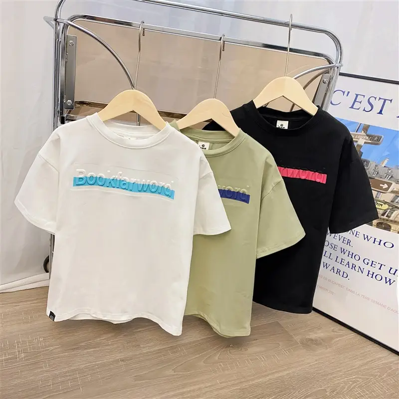 Boys T-Shirt Summer Wear 2026 Korean Style - Image 3
