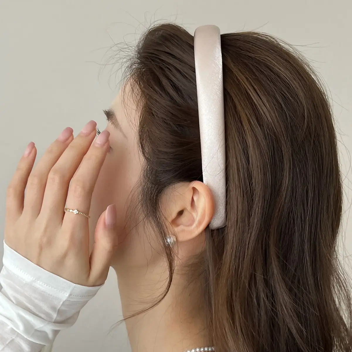 Advanced Sense Solid Color Elegant Hair Band 2024 New Spring - Image 11
