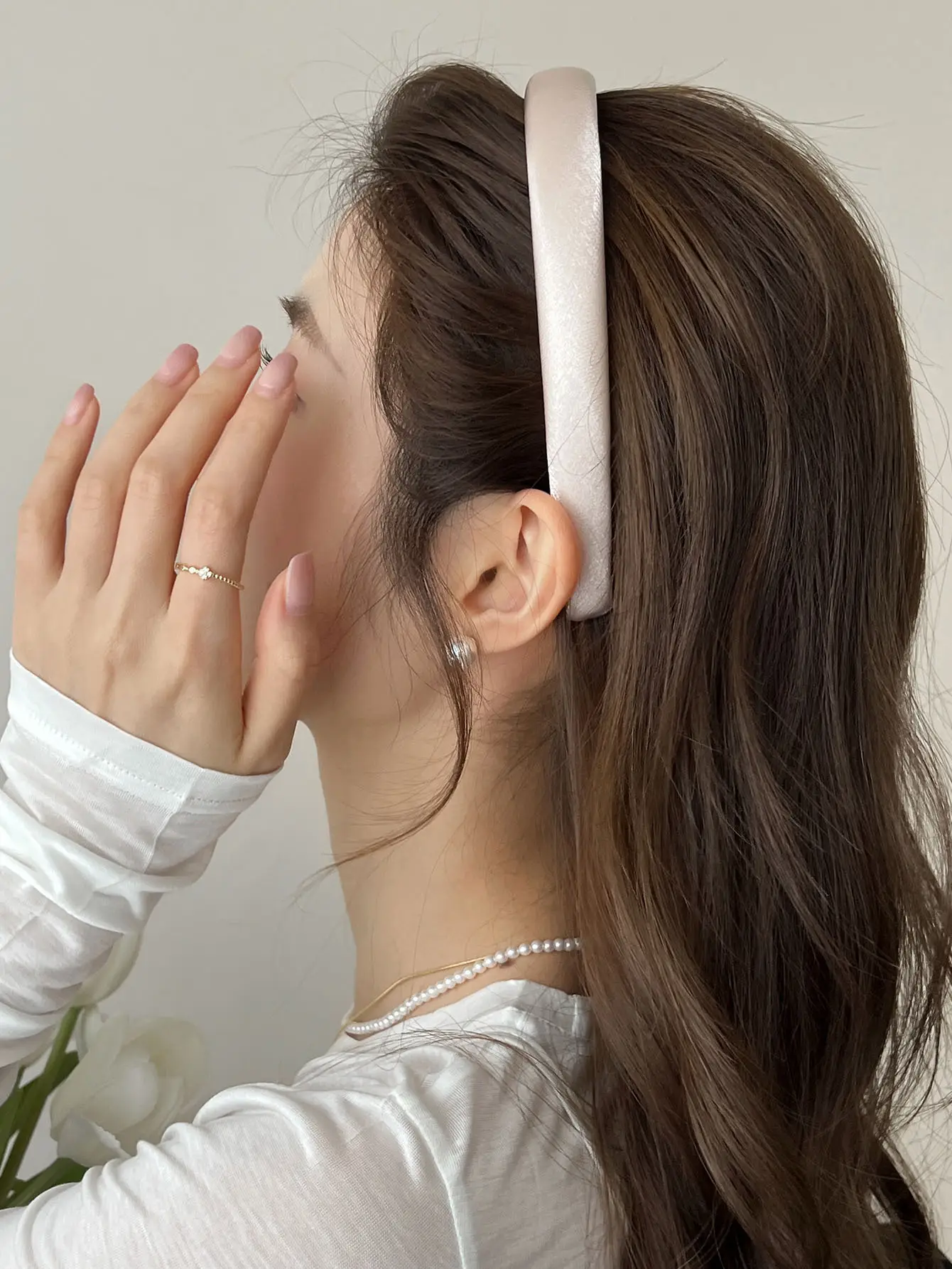 Advanced Sense Solid Color Elegant Hair Band 2024 New Spring — feature 5