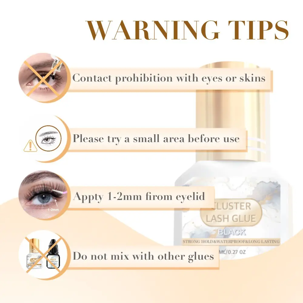 Wendylashes Black Clusterlash Glue for False Eyelashes — feature 7