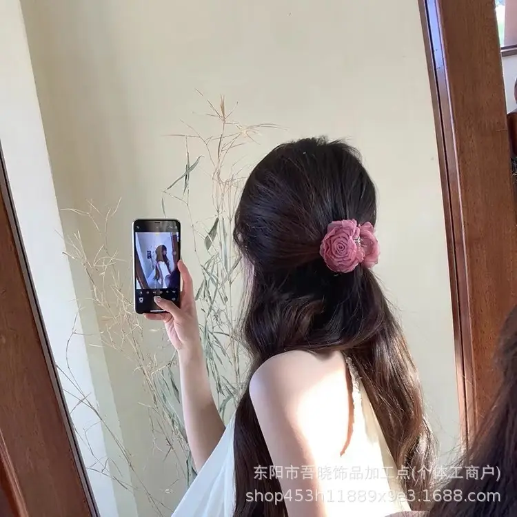 New Chinese Style Hairpin Headwear Rose Clip 2024 - Image 9