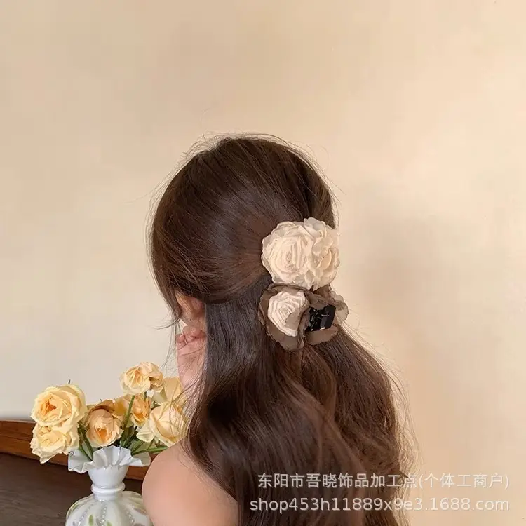 New Chinese Style Hairpin Headwear Rose Clip 2024 - Image 10