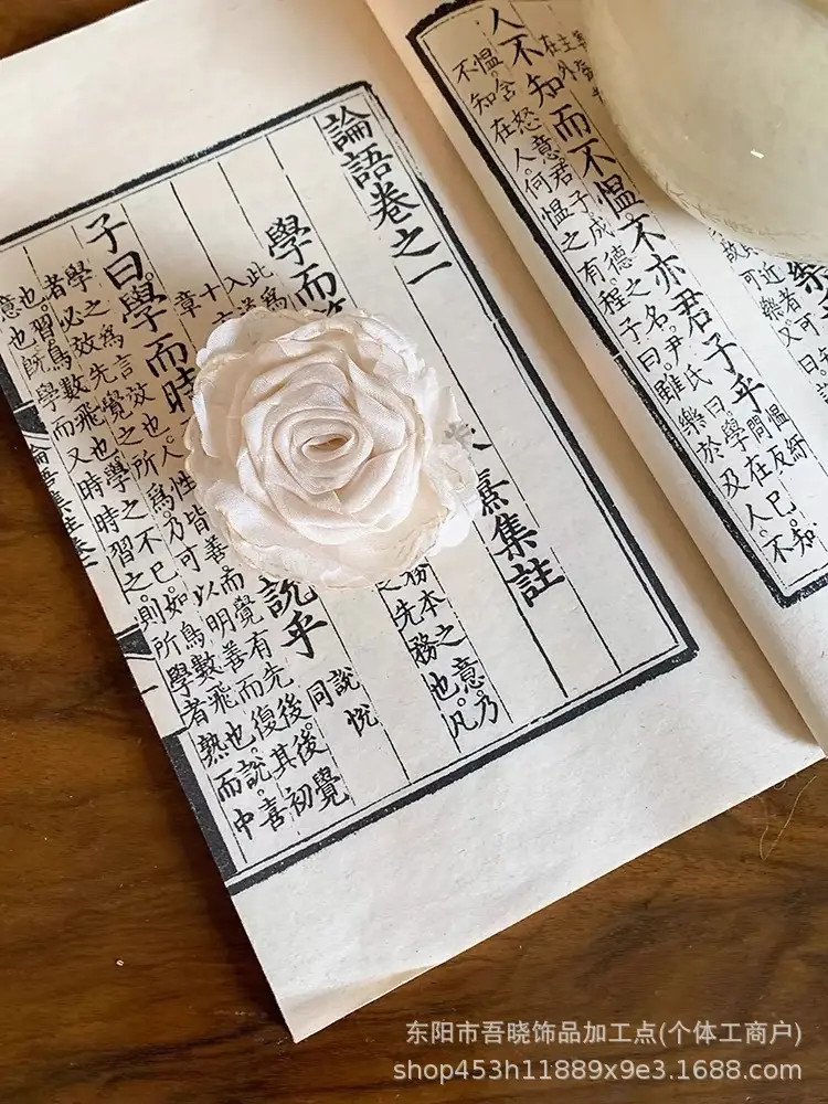 New Chinese Style Hairpin Headwear Rose Clip 2024 - Image 3