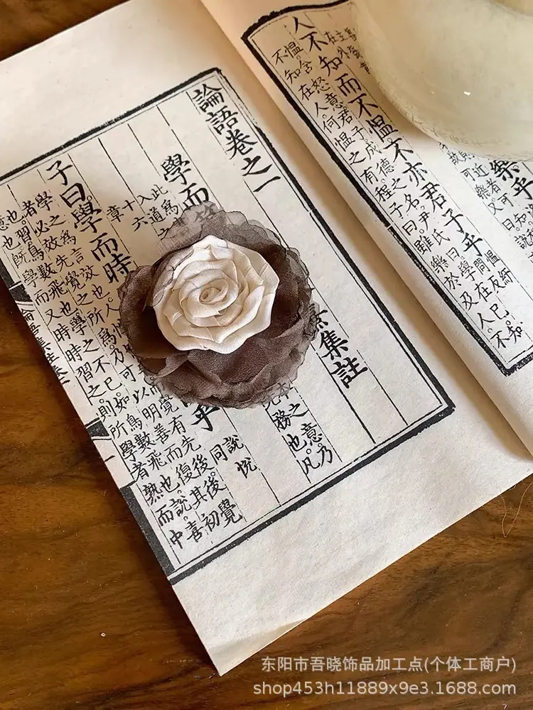 New Chinese Style Hairpin Headwear Rose Clip 2024 - Image 5