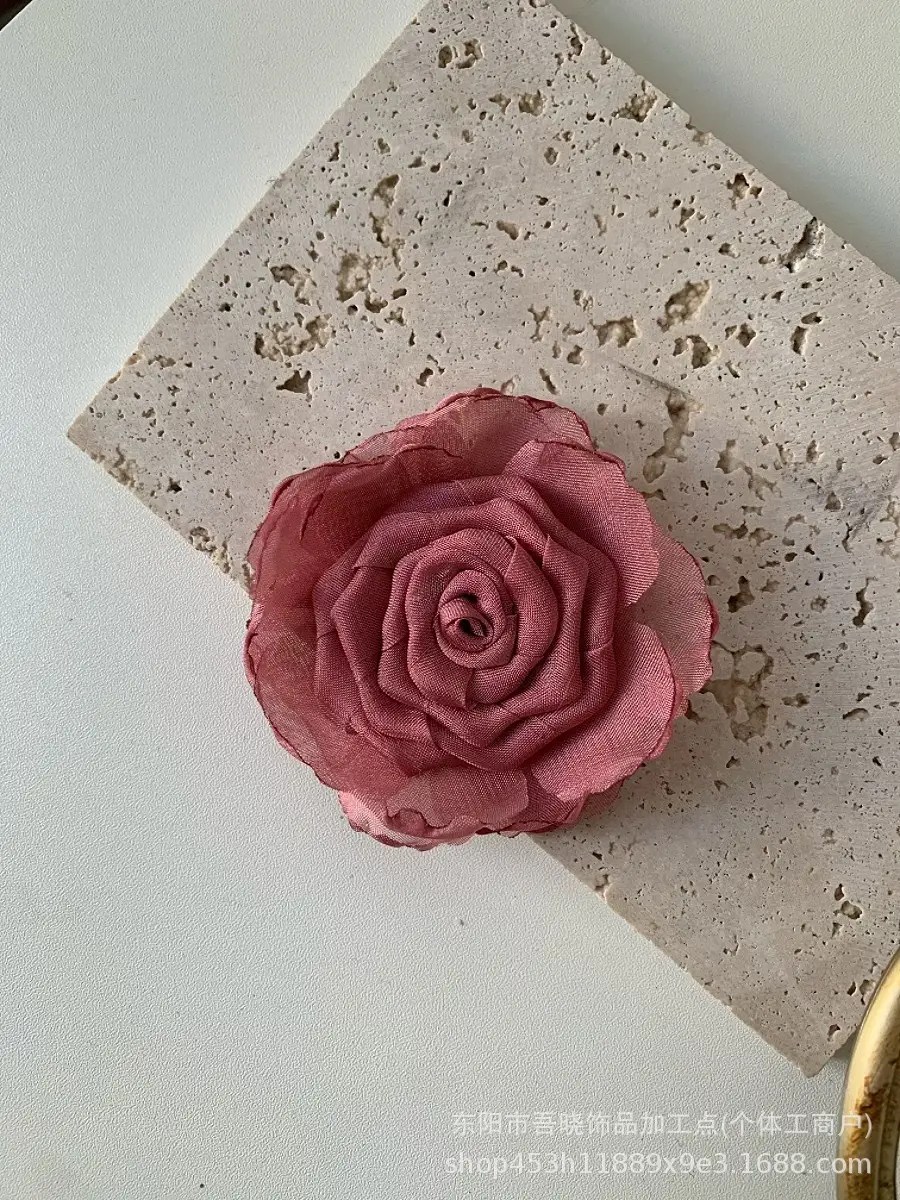 New Chinese Style Hairpin Headwear Rose Clip 2024 - Image 7
