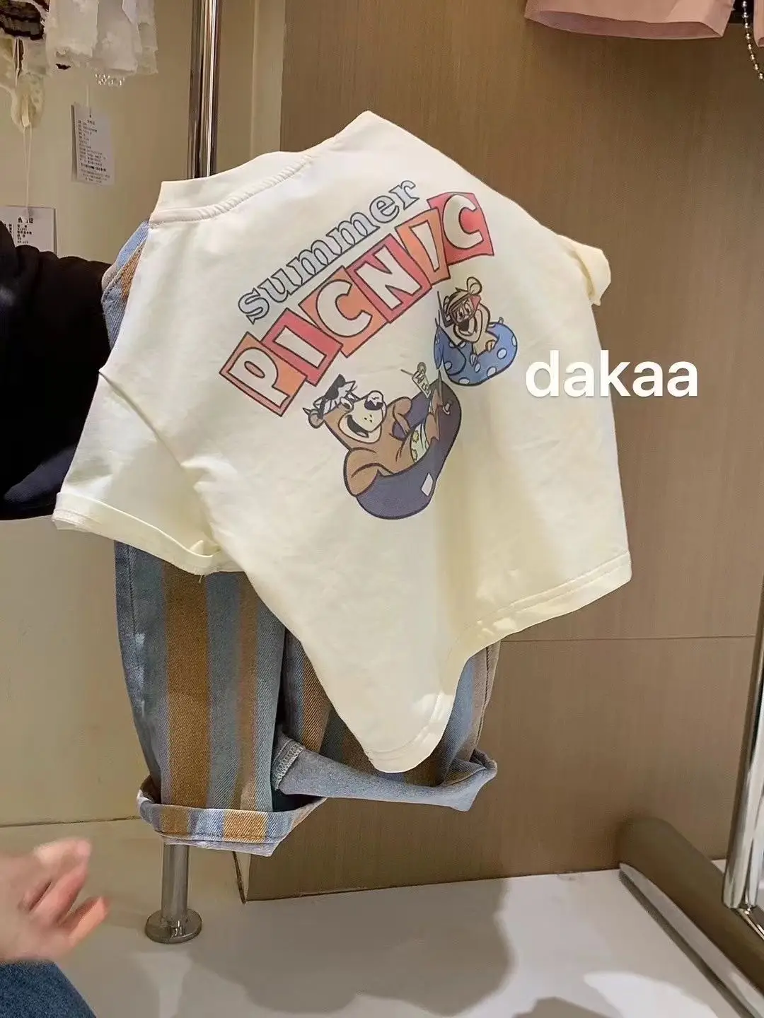 Cotton Boys Short Sleeve Cartoon Print T-Shirt - Image 2