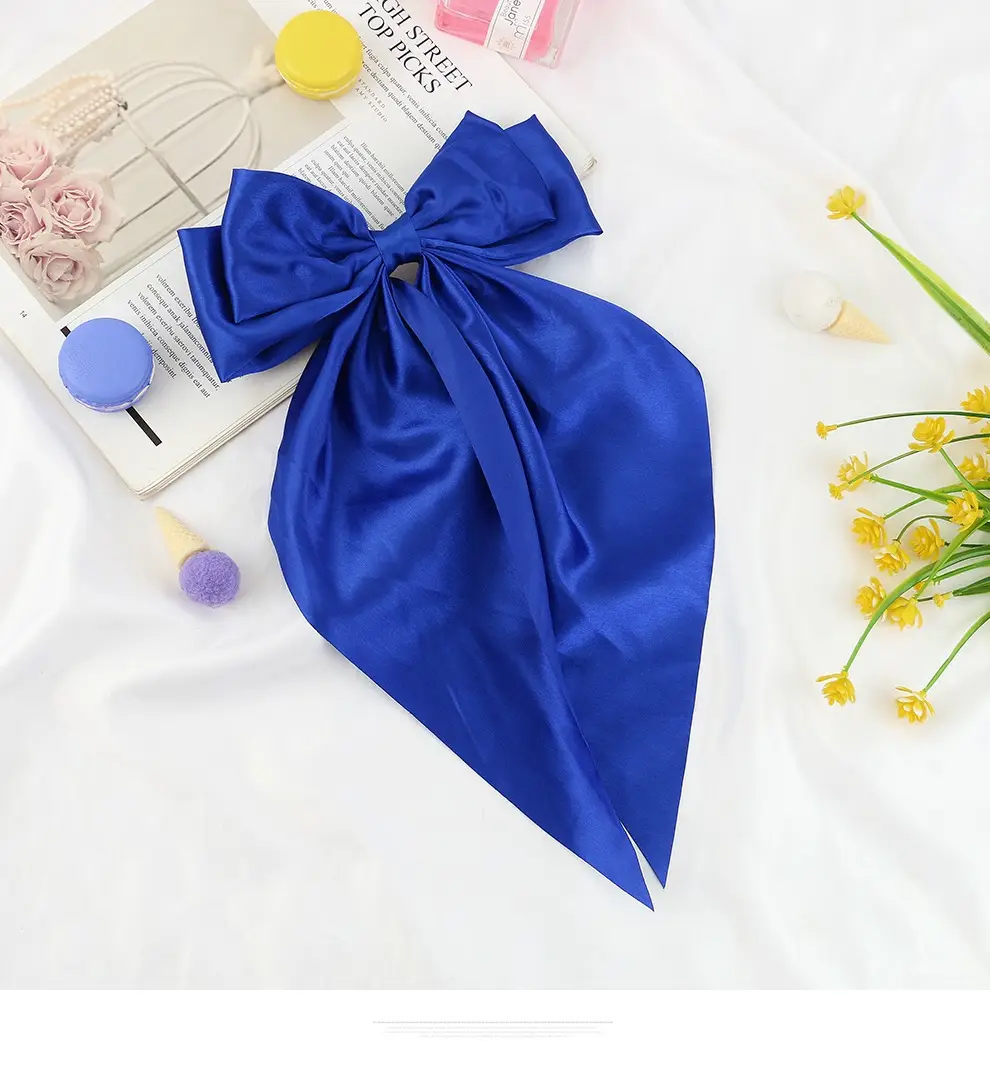 Pink Long Bow Hairpin for Women — feature 12