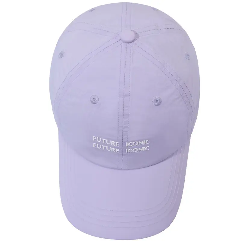 Women Gray Baseball Cap with "HISTORY ICONIC FUTURE" Embroidery - Image 7