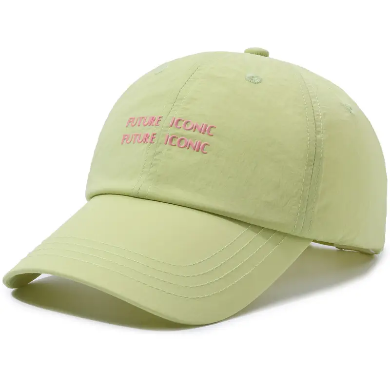 Women Gray Baseball Cap with "HISTORY ICONIC FUTURE" Embroidery - Image 3