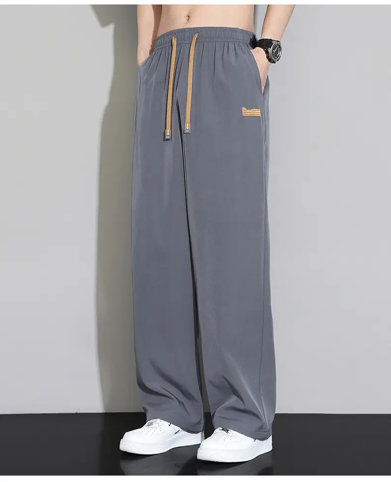 Men's Black Ice Silk Capri Pants 2025 — feature 17