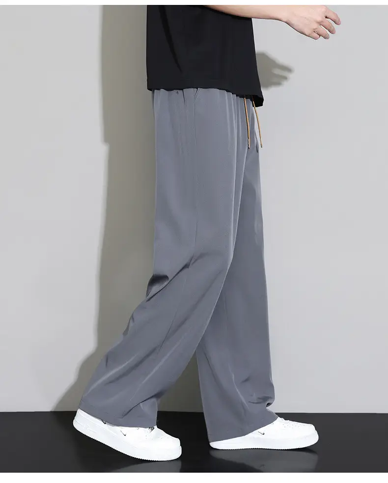 Men's Black Ice Silk Capri Pants 2025 — feature 21