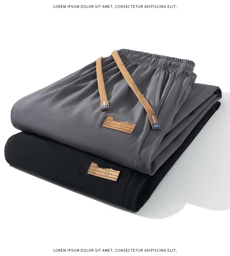 Men's Black Ice Silk Capri Pants 2025 — feature 25