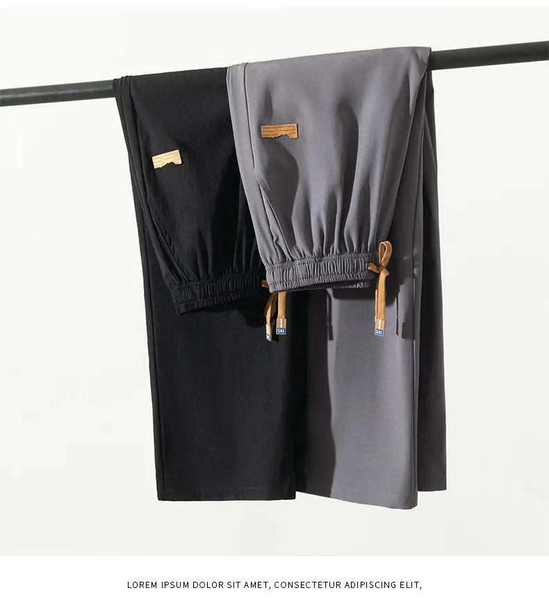 Men's Black Ice Silk Capri Pants 2025 — feature 26