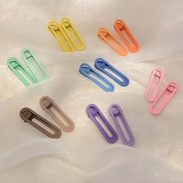 Colorful One-Carrot Hair Clips for Girls - Image 10