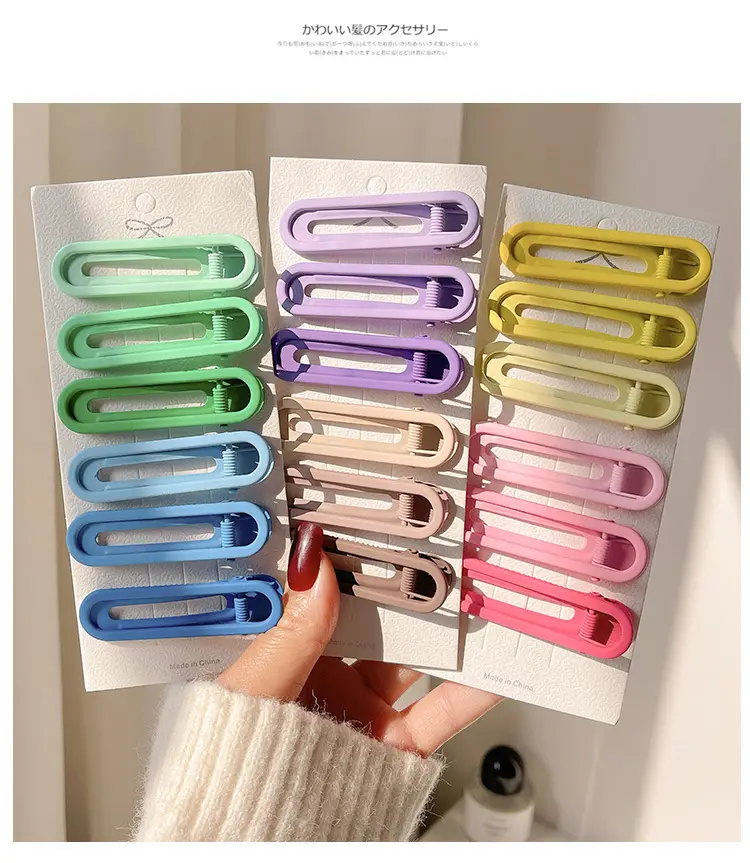 Colorful One-Carrot Hair Clips for Girls — feature 10