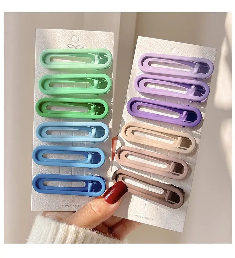 Colorful One-Carrot Hair Clips for Girls — feature 11