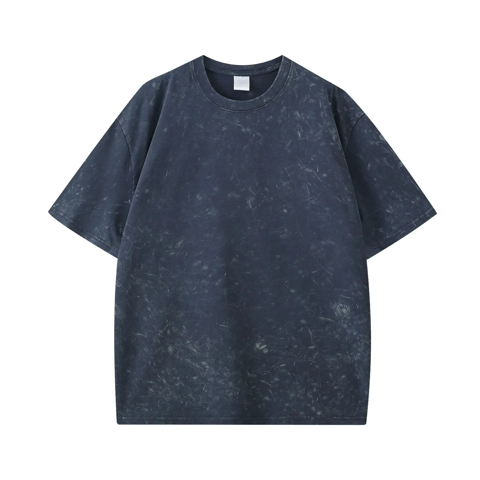 Men's 270g American Heavy Retro Fried Snowflake T-Shirt - Image 14