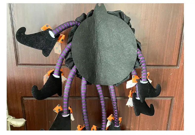 Halloween Spider Door Hanging Decor with Bow Accessories — feature 10