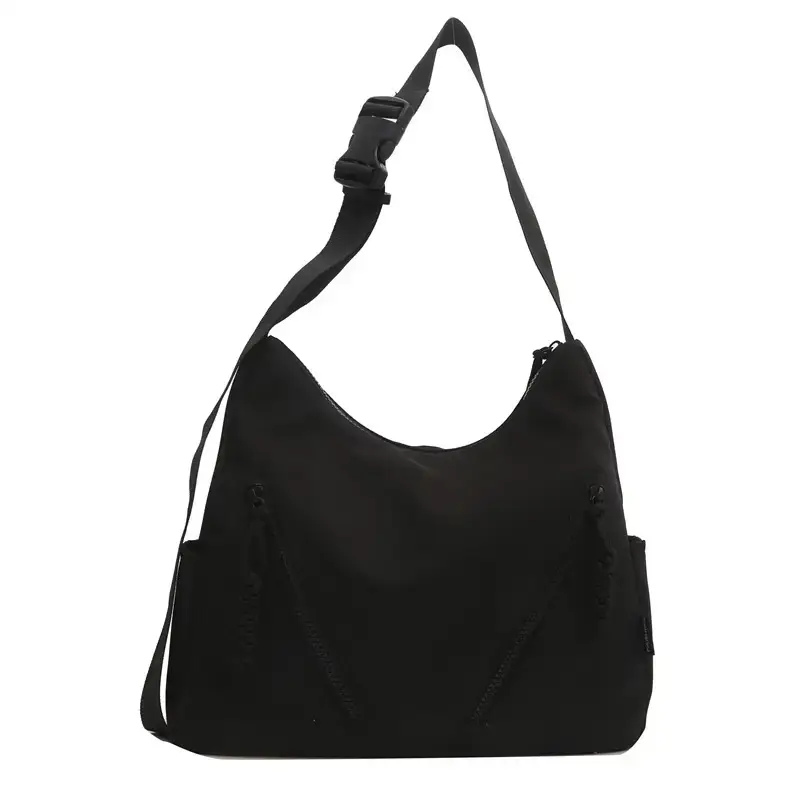 Women's Black Oxford Tote Bag Large Capacity 2024 - Image 7