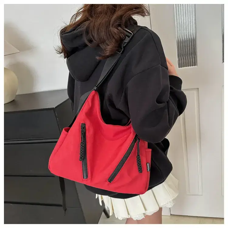 Women's Black Oxford Tote Bag Large Capacity 2024 — feature 14