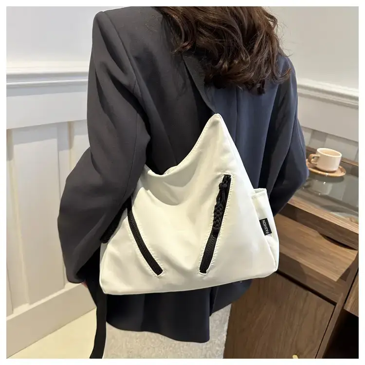 Women's Black Oxford Tote Bag Large Capacity 2024 — feature 9