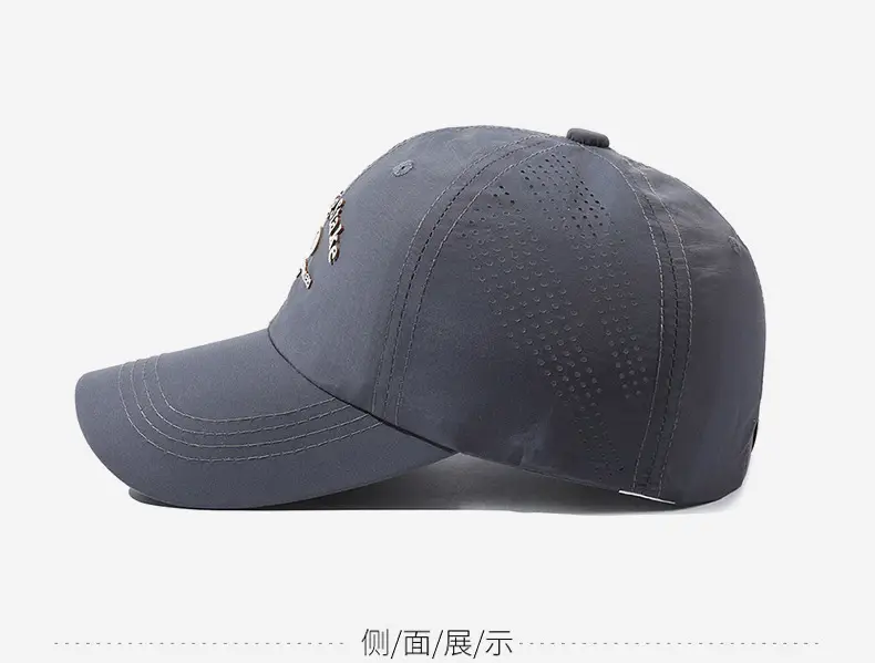 Men Black Mesh Baseball Cap with "Nothing Shake" Logo — feature 10