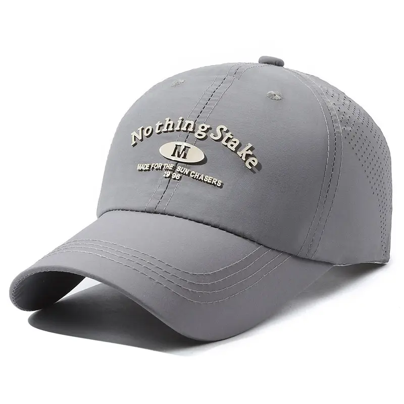 Men Black Mesh Baseball Cap with "Nothing Shake" Logo - Image 3