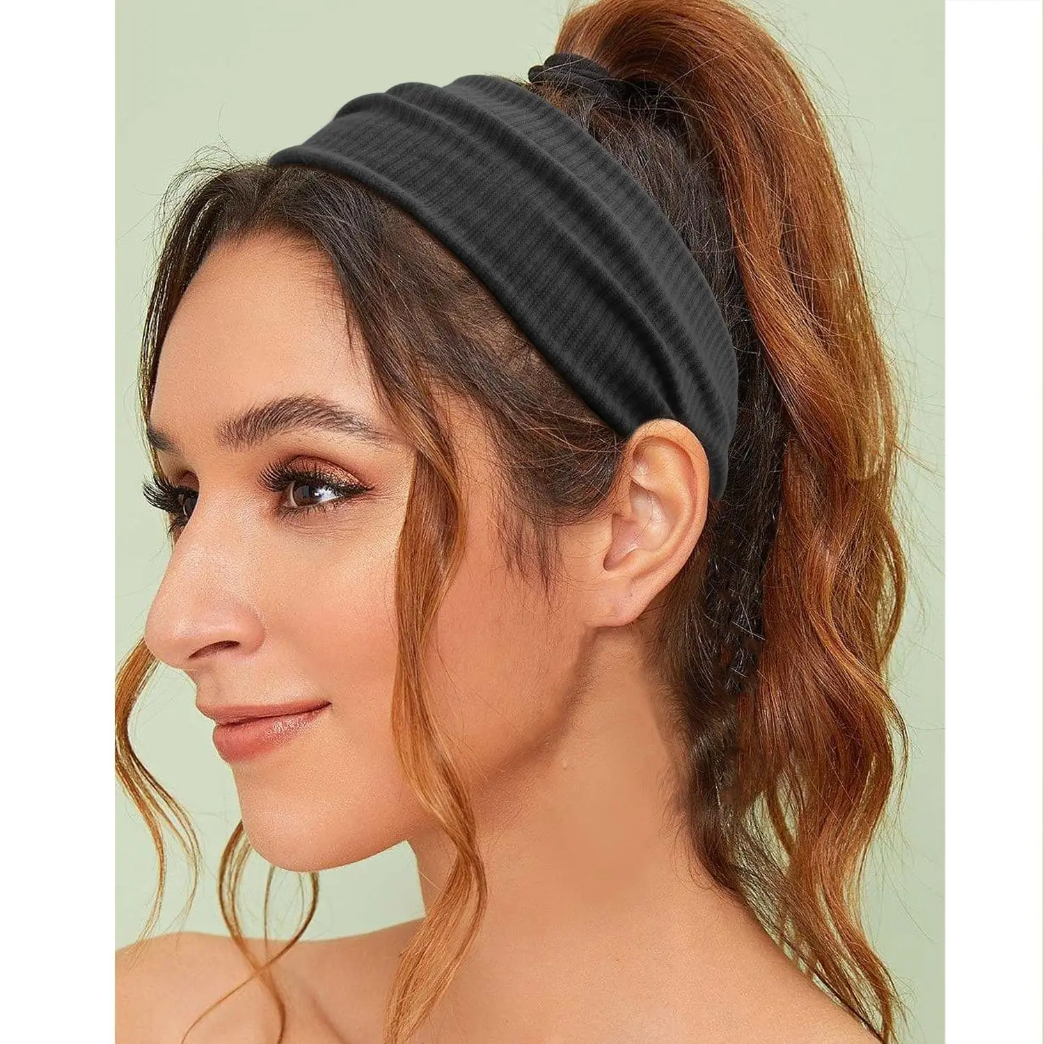 Women's Knitted Hair Band for Face Wash & Yoga Fitness — feature 13