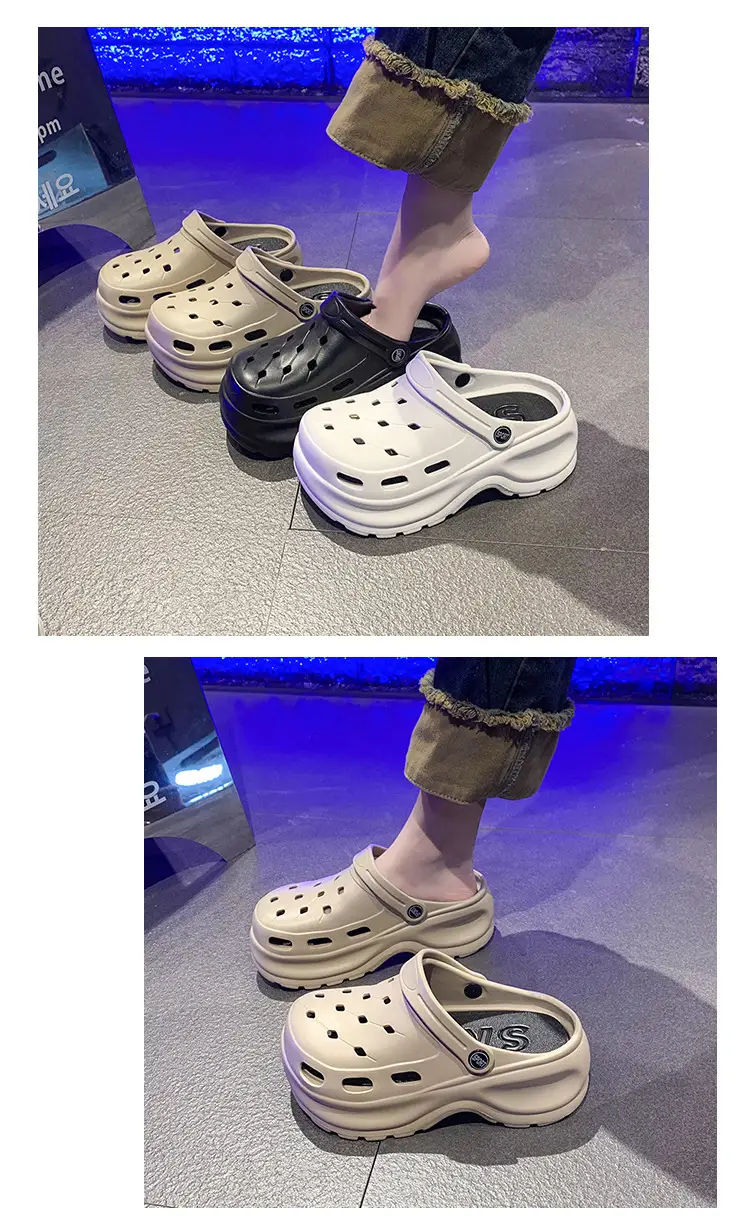 Men's White Thick Foam Flip-Flops Summer 2024 — feature 10