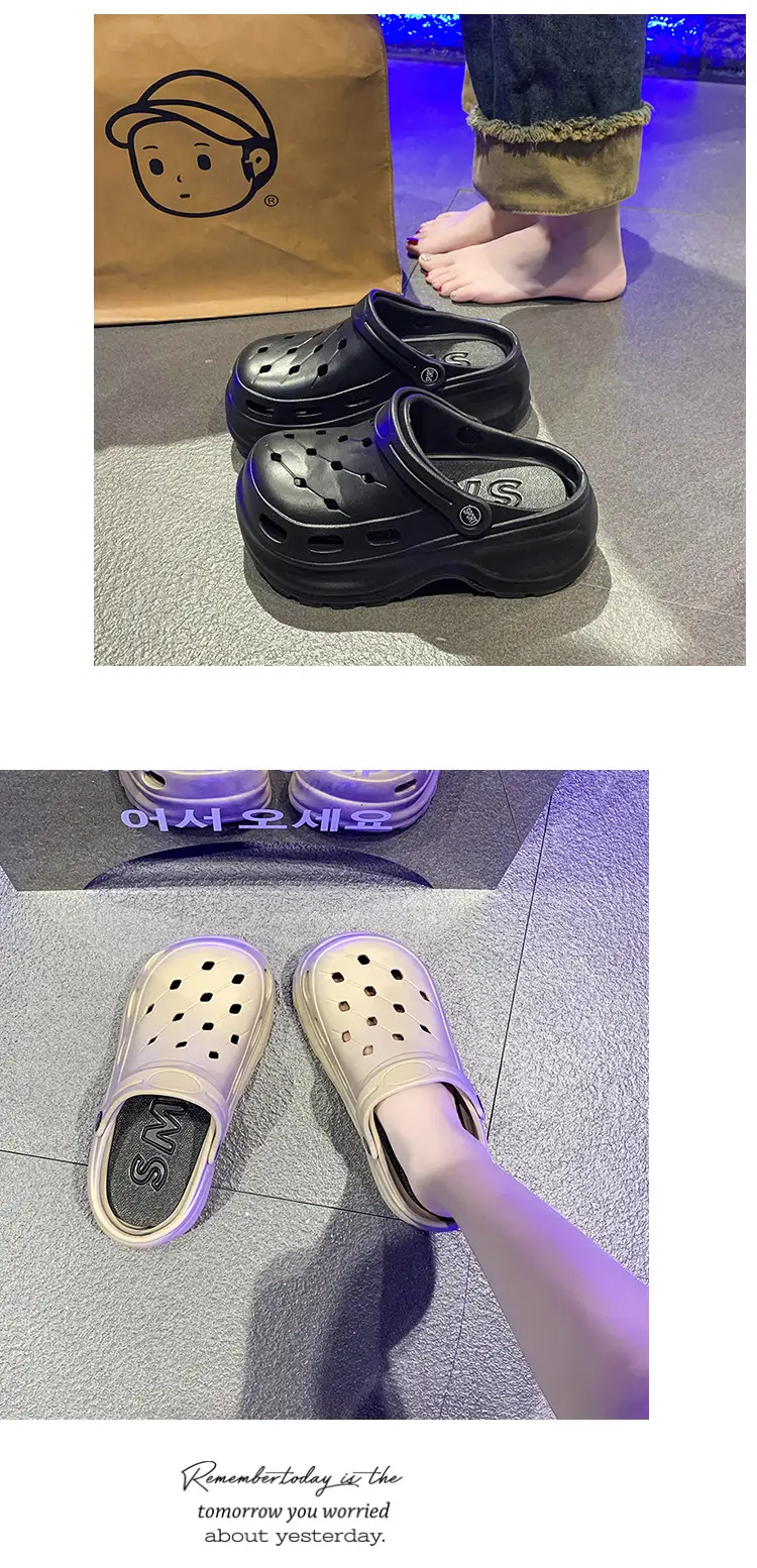 Men's White Thick Foam Flip-Flops Summer 2024 — feature 17