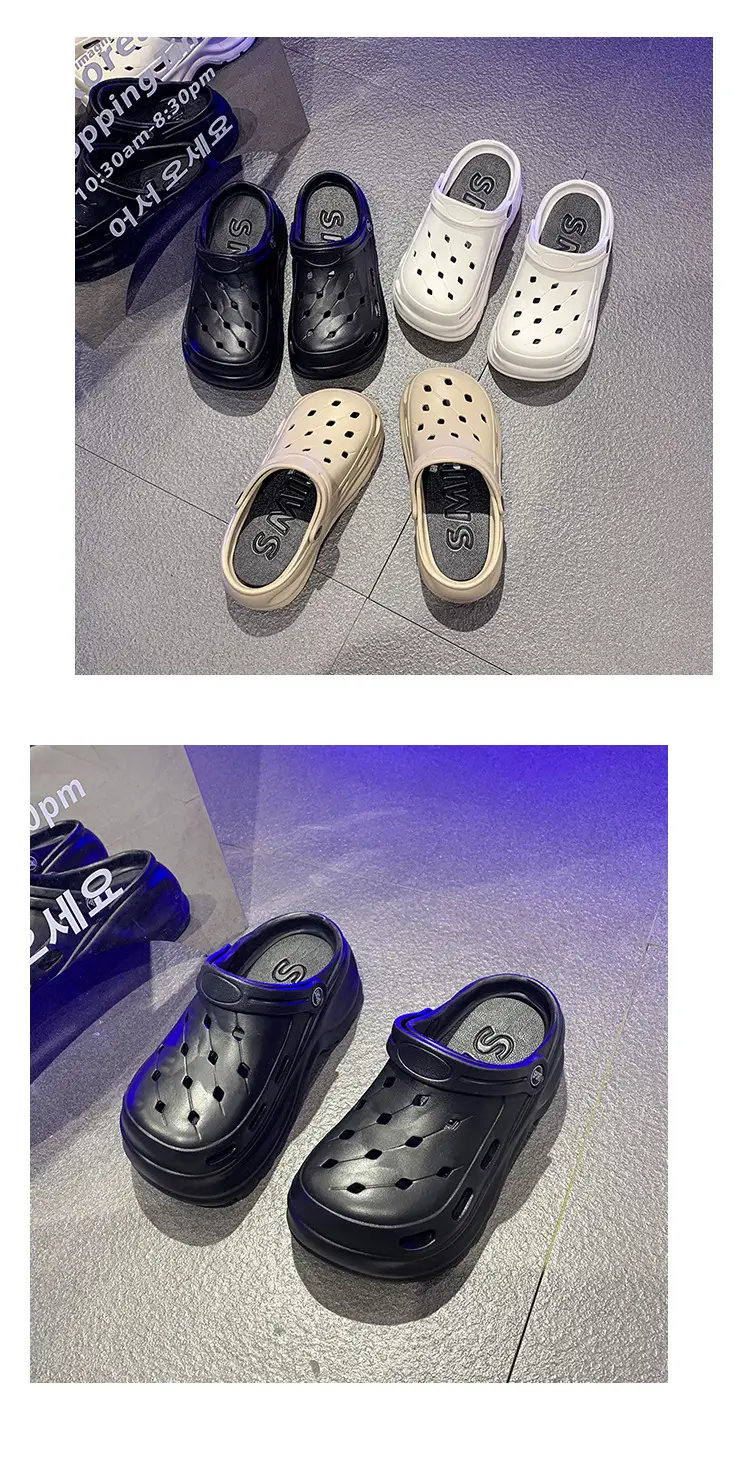 Men's White Thick Foam Flip-Flops Summer 2024 — feature 20