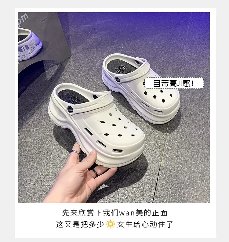 Men's White Thick Foam Flip-Flops Summer 2024 — feature 5