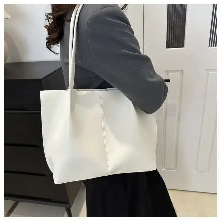 Women's Brown PU Leather Tote Bag 2024 New Fashion β feature 18