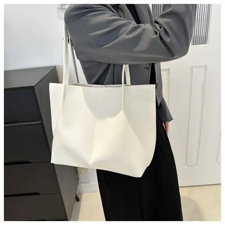Women's Brown PU Leather Tote Bag 2024 New Fashion β feature 19