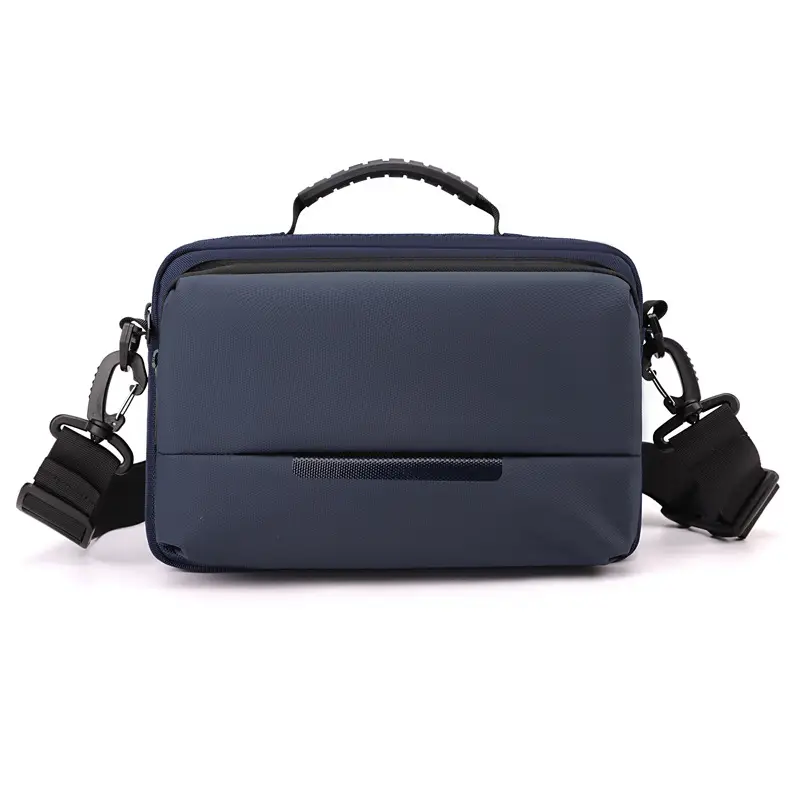 Men's Waterproof Casual Shoulder Bag Black - Image 3