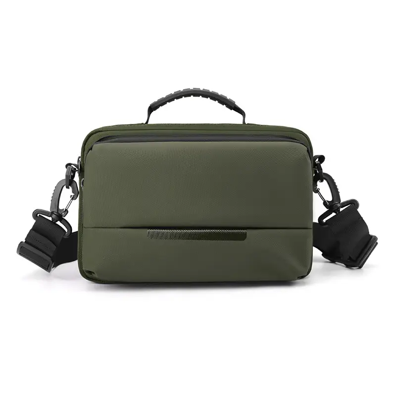 Men's Waterproof Casual Shoulder Bag Black - Image 4