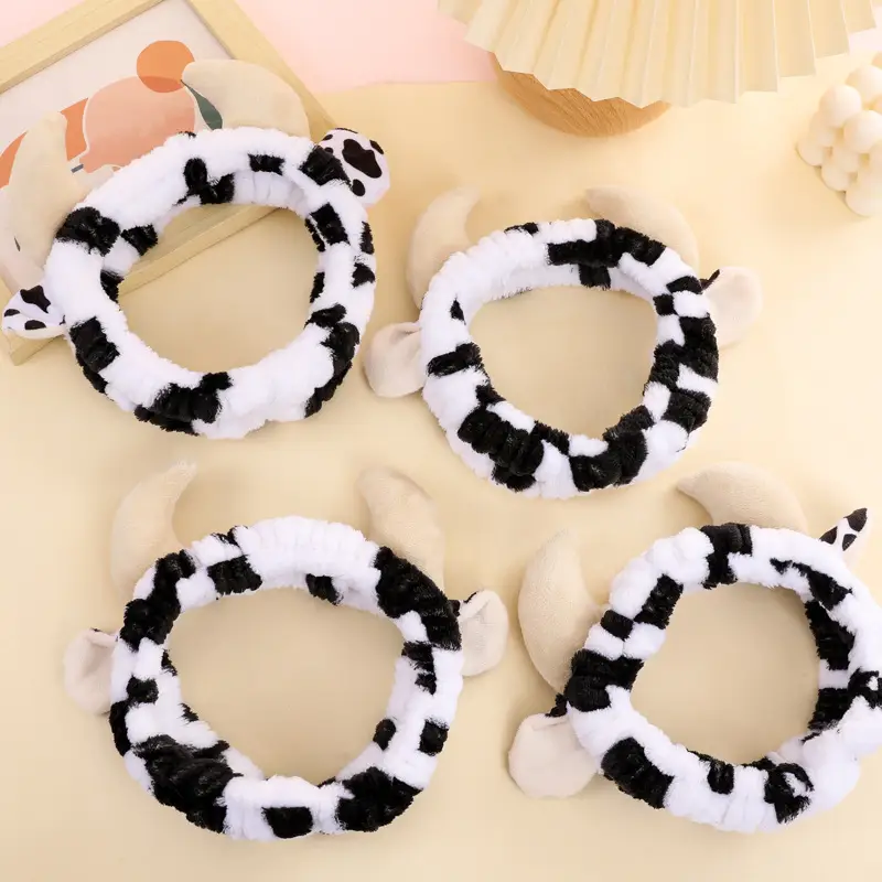 Cute Cartoon Cow Hair Band for Women - Image 3