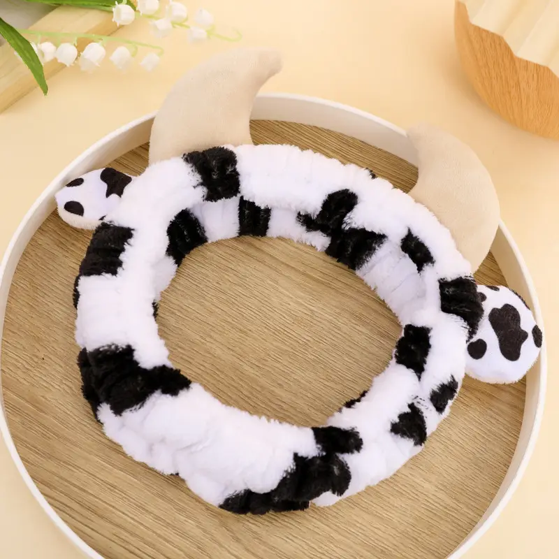 Cute Cartoon Cow Hair Band for Women - Image 4