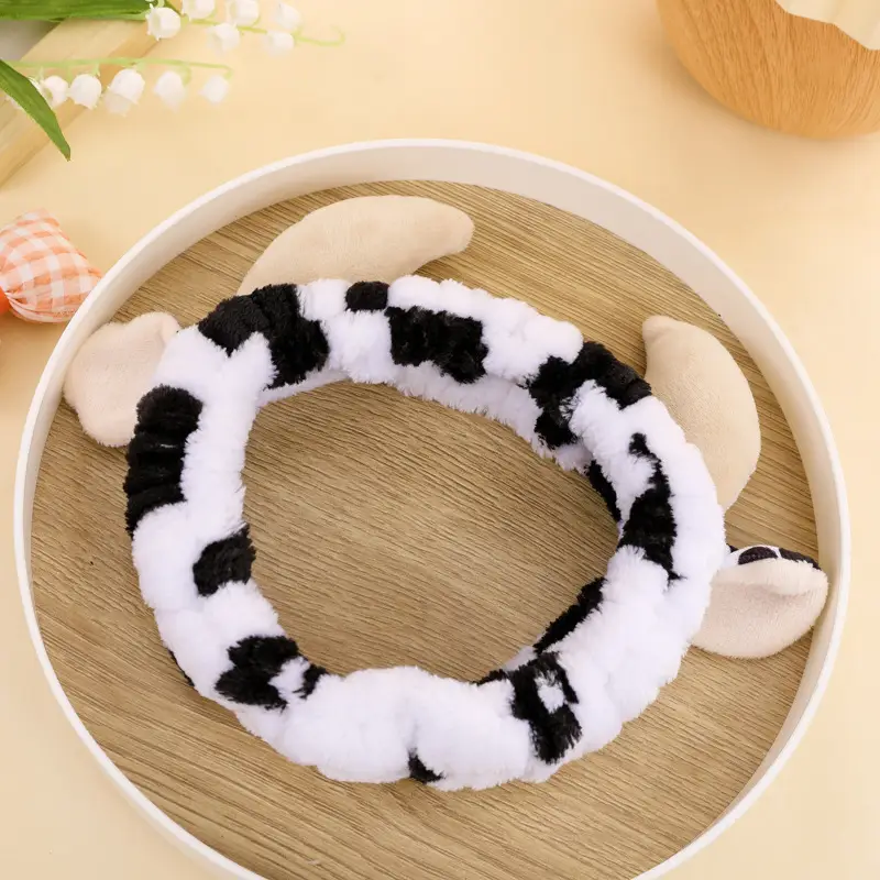 Cute Cartoon Cow Hair Band for Women — feature 4