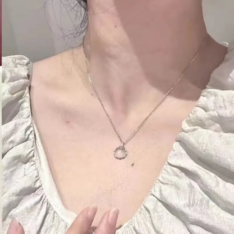 Silver Butterfly Fairy Necklace with Clavicle Chain — feature 2
