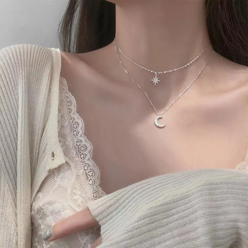 Silver Butterfly Fairy Necklace with Clavicle Chain — feature 24
