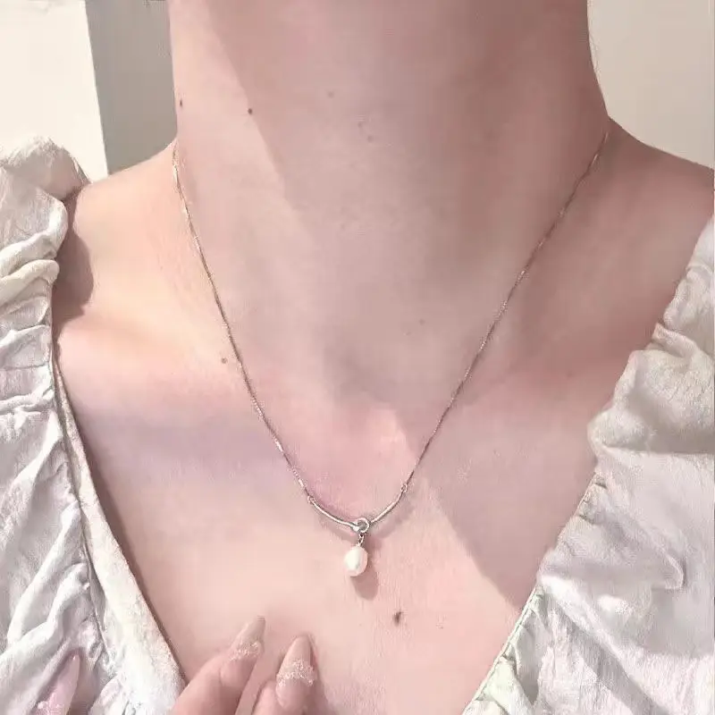 Silver Butterfly Fairy Necklace with Clavicle Chain — feature 4